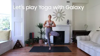 Galaxy Watch: Let's play Yoga with Cat Meffan | Samsung