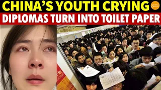 China’s Youth Broken, Crying! Can’t Find Jobs, Top University Diplomas Turn Into Toilet Paper