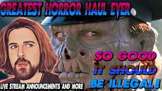 Greatest Horror Haul Ever! | DVD/BluRay/4K UHD Shirts and More! | Planet CHH