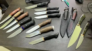 Выставка ножей на любой вкус! Ножи с рунами! Кухонные Спарки! Рабочие ножи