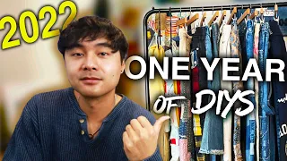 ONE YEAR of DENIM DIYs (2022) | JULIUS