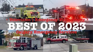 **COMPILATION 4** BEST Of 23' | Calgary Emergency Service Responding