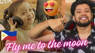 This Two year old Filipino kid sings better than me.. SARINA HILARIO sings FLY ME TO THE MOON