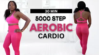 ENERGETIC FULL BODY CARDIO AEROBIC WORKOUT | Low Impact  Aerobic Workout for Weight Loss
