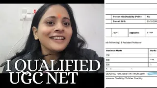 I qualified UGC NET exam in English literature| UGC NET 2023 Result| December Result