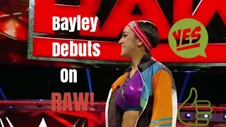 WWE RAW REACTIONS: BAYLEY MAKES HER OFFICIAL DEBUT!