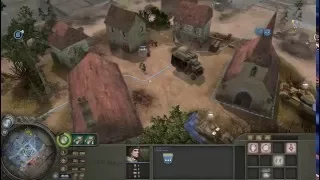 Company of Heroes - Allied (British) Royal Engineers Support Gameplay VS Expert A.I.