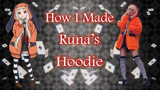 How to Make Runa Yomozuki's BUNNY HOODIE From KAKEGURUI: Fast, Cheap, Easy DIY Bunny Jacket Tutorial