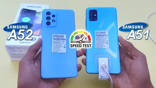 🔴 Samsung Galaxy A52/A72 vs Samsung Galaxy A51 Speed Test Comparison | Galaxy A52 vs A51 Speed Test