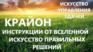 8. ИСКУССТВО УПРАВЛЕНИЯ УДАЧЕЙ. КРАЙОН.