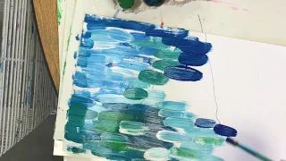 Monet Waterlilies Painting Elementary Art