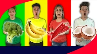 QUEM COMER MAIS COMIDA COLORIDA GANHA 1000 REAIS! - Desafio