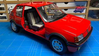 Building a 1 to 8th scale IXO Collections Peugeot 205 GTi Part 5