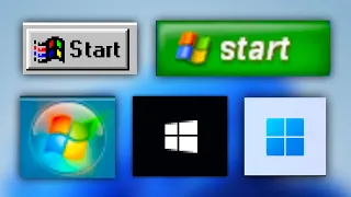 Windows Start Menu Evolution (1993 - 2023)