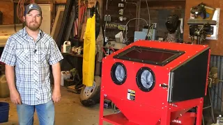 Testing Out the Harbor Freight 40 lb. Blast Cabinet!