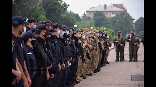 На території Бахмута правоохоронці зі складу ООС провели оперативне відпрацювання