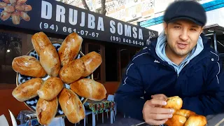 Дружба малыш самса | Удивительная самса | Популярная уличная еда в Узбекистане | Best Food