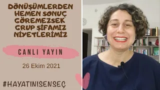 Dönüşümlerden hemen sonuç göremezsek🤔 Grup şifamız😇💕 Niyetlerimiz💝