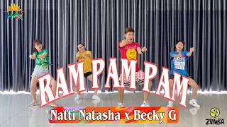 RAM PAM PAM - Natti Natasha x Becky G | Zumba | Cumbiaton | Choreo Hưng Kim |