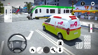 Driving Korean 119 Emergency Ambulance | 3D Driving Game : Driving Class Fan Game 3D 운전 게임