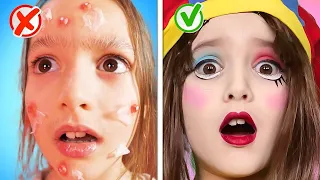 Armes Kind zu reichem Pomni Makeover! Digitaler Zirkus! *Beste Beauty Hacks und lustige Momente