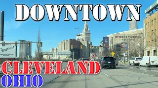 Cleveland - Ohio - 4K Downtown Drive