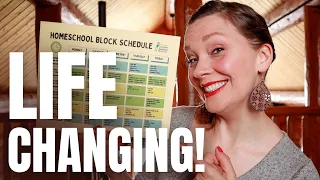 LIFE-CHANGING Homeschool Routine | Time Blocking Schedule For Homeschool