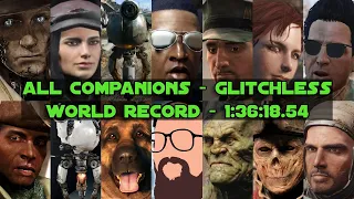 WR - Fallout 4 Speedrun - All Companions (Glitchless): 1:36:18.54