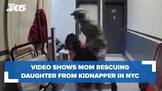Mom saves daughter from attempted kidnapper