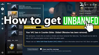 How to get unbanned in CS:GO