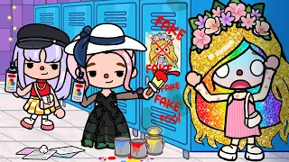 Poor Girl Pretended to be a Princess to Get Into The Royal School | Toca Life Story | Toca Boca