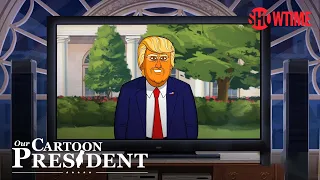 ‘Cartoon Trump’s Big Game Commercial Hijacked’ Ep. 302 Cold Open | Our Cartoon President