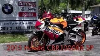 Pre-Owned 2015 Honda CBR1000RR SP Repsol Edition at Euro Cycles of Tampa Bay