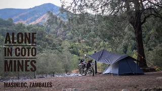 SOLO RIDE ADVENTURE & MOTOCAMPING/ SILENT VLOG, COTO MINES, MASINLOC ZAMBALES