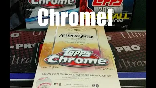 2020 Topps Allen & Ginter Chrome Hobby Box ** New Product ** Nice Cards!