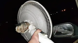 Fan Exploding in the wind