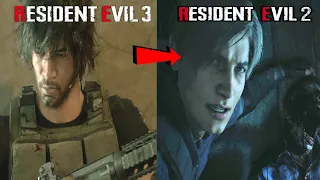 Timeline Connections and reference between Resident Evil 2 & 3 Remakes