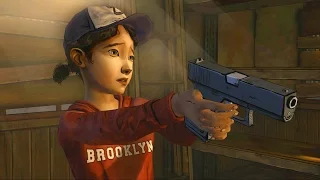 Lee and Clementine Get into Trouble at Train Station (The Walking Dead | Telltale Games)