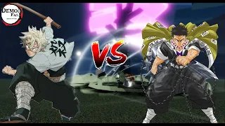 Sanemi Shinazugawa VS Gyomei Himejima ( DEMONFALL ROBLOX )