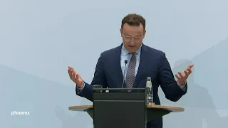 Jens Spahn zum Entwurf Krankenhauszukunftsgesetz und den akuellen Infektionszahlen Covid 19