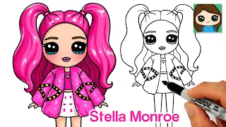 How to Draw Rainbow High Fashion Doll 🌈 Stella Monroe