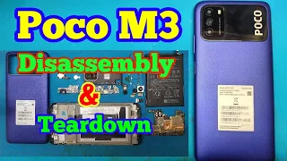 Poco M3 Disassembly | Poco M3 Teardown | How to open Poco M3 | Poco M3 Internal Parts Prime Telecom