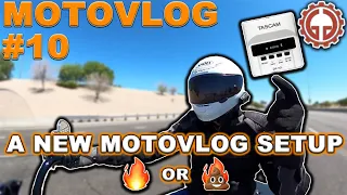 Motovlog #10: A New Camera Setup, GoPro Max and an Audio Recorder.