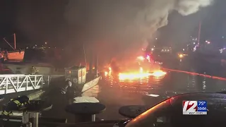 Boat fire at Pope's Island Marina considered a 'multi-million dollar loss'