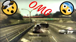 😱😱😱 Cement Truck In POLICE CHASE - NFSMW