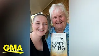 Woman records her 82-year-old grandma's reaction to reading 'Fourth Wing'