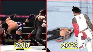 Evolution of Jey Uso Finisher's 2013-2023  (WWE Games)