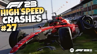 F1 23 HIGH SPEED CRASHES #27