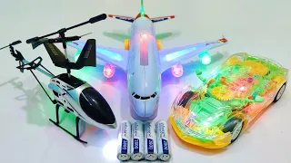 3D Lights Airplane A38O & 3D Lights Rc Car & Radio Control Helicopter | 3.5 channel rc helicopter