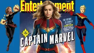 Brie Larson as Captain Marvel First Look From Entertainment Weekly